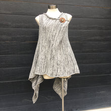 Load image into Gallery viewer, Vest - Sleeveless with flounce “Heather “