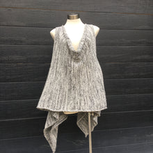 Load image into Gallery viewer, Vest - Sleeveless with flounce “Heather “