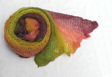 Load image into Gallery viewer, The Gossamer Scarf- Oranges Browns Yellows