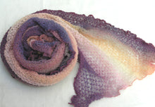 Load image into Gallery viewer, The Gossamer Scarf- Oranges Browns Yellows