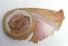 Load image into Gallery viewer, The Gossamer Scarf- Oranges Browns Yellows