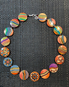 Necklace - Hand Painted Art To Wear