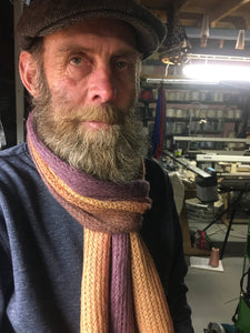 Man’s Scarf - Hand-dyed