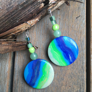 Earrings- Deep Blue Seas