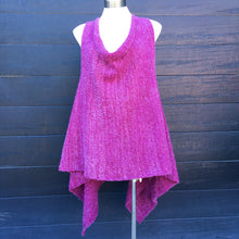 Load image into Gallery viewer, Vest - Sleeveless with flounce “Heather “
