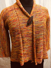 Load image into Gallery viewer, Jacket - Multi Yarn Jacket &quot;Sunset Skies&quot;
