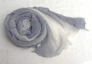 The Gossamer Scarf- Greys