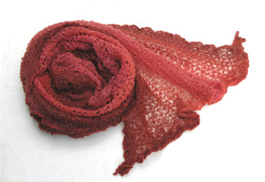 The Gossamer Scarf- Oranges Browns Yellows