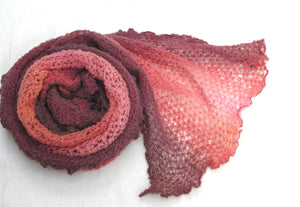 The Gossamer Scarf- Oranges Browns Yellows