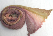 Load image into Gallery viewer, The Gossamer Scarf- Oranges Browns Yellows
