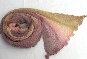 The Gossamer Scarf- Oranges Browns Yellows