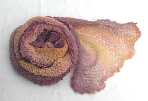 The Gossamer Scarf- Oranges Browns Yellows