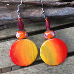 Earrings- Outback Sunset