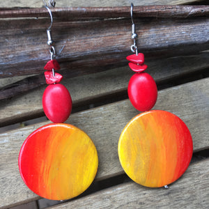 Earrings- Outback Sunset