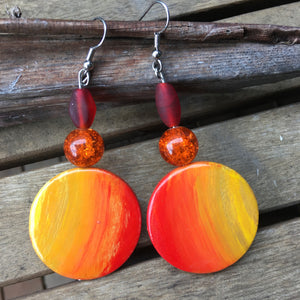 Earrings- Outback Sunset