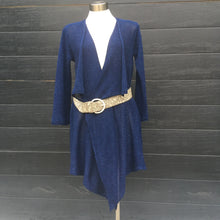 Load image into Gallery viewer, Jacket -Waterfall Front Denim Cotton &quot;Chloe&quot;
